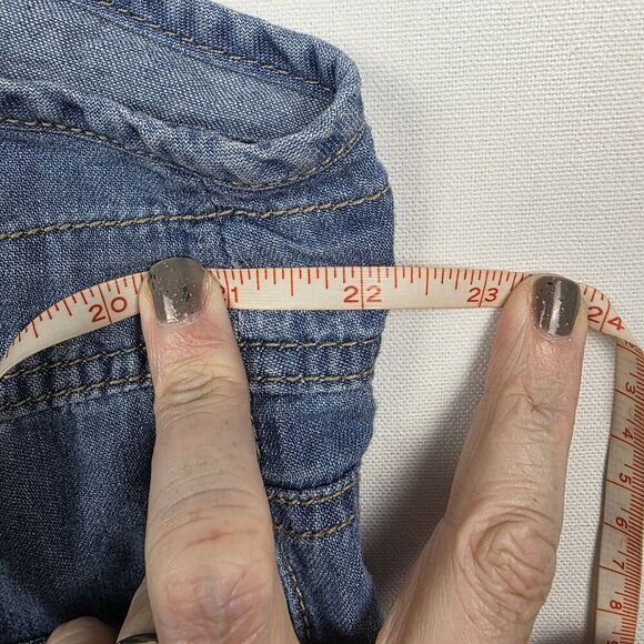 NWT Torrid Lightweight Denim Bib Overall Shortall Women's Size 14 Normcore - Picture 6 of 7